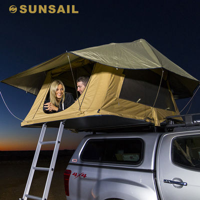 Camouflage tent stijl zachte dak top tent voor auto vier seizoenen tent