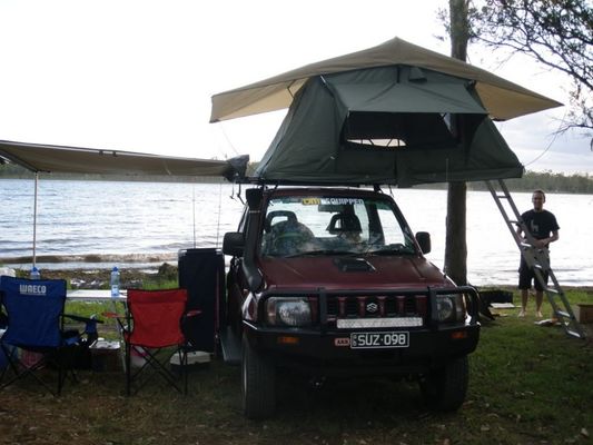 Camouflage tent stijl zachte dak top tent voor auto vier seizoenen tent