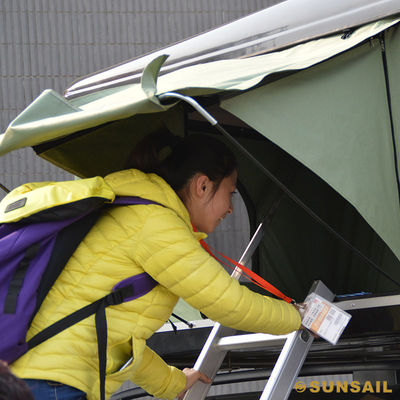 Eenlaagse zonnevaartuigen hard schelp auto dak tent voor buiten plezier