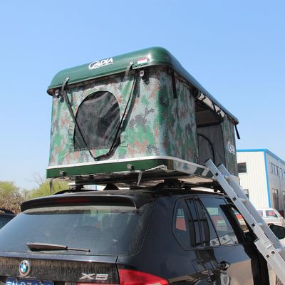Terrain Game Tent Style Camouflage Fiberglass Hard Shell Car Roof Top Tent 214X130X28cm