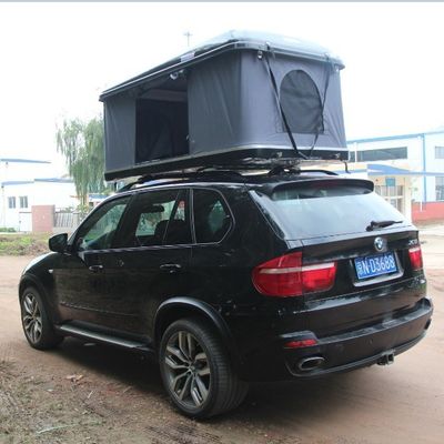 Camouflage Field Game Glasvezel Open Skylight Hard Shell Auto Dak Top Tent 214X130X28cm