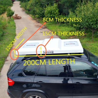 Buitenweg zachte schelp dak top tent met dakraam en raam oppervlakte 2,4 vierkante meter