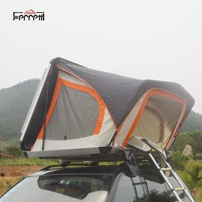 Top Rack Puur Aluminium Klappend Air Spring Frame Daktent voor 4x4 Auto's Grijs Een Slaapkamer