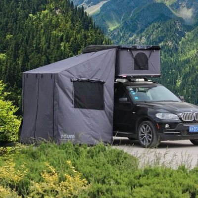 Vier seizoenen hard shell dak top tent met bijlage Makkelijk in te stellen en ruim ontwerp