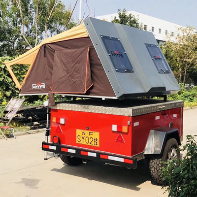 Buitenkamperen Vier seizoenen tent 55kg Hardshell auto dak tent voor 5 personen