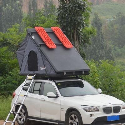 Dakmand buitenshuis Aluminium Hard Shell Dak Top Tent met LED Light Strop Cover Design