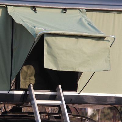 Straight Bracing Type Roof Top Tent voor 3-4 personen op de Indiase markt Jeep Wrangler Van