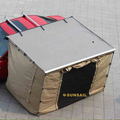 Campingtent van canvas met zijdelingse luifel Vier seizoenen en ademend stof