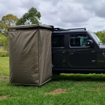Vier seizoenen auto camper douche tent luifel annex een slaapkamer voor alle weersomstandigheden kamperen
