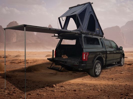 Een slaapkamer aluminium pop-up camper voor vrachtwagen vier seizoenen tent