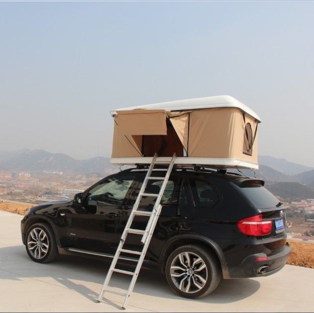Tent Style Camouflage/Field Game Hard Shell Roof Top Tent voor SUV in Japan en Korea