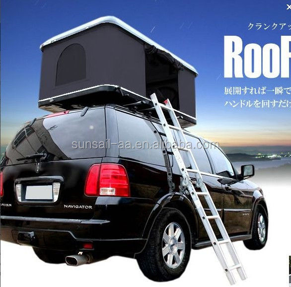 Japanse markt 232X140X35cm dak tent met harde schelp OEM Pakketgrootte inbegrepen