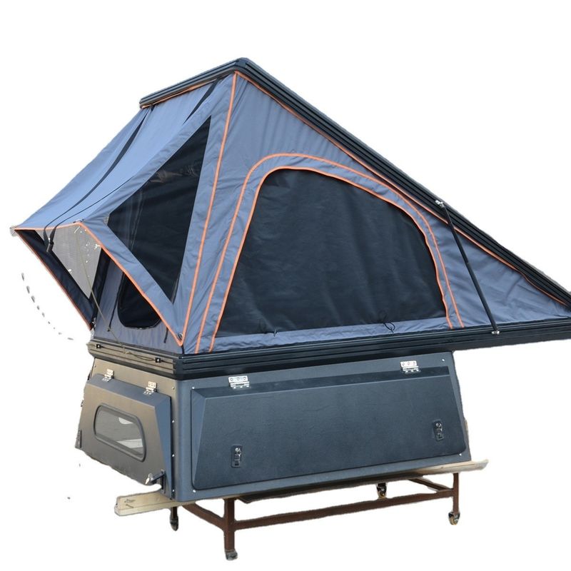 Vier seizoenen tent Pop-Top Truck Camper voor Ford Ranger Double Cab/ Single Cab Easy Setup